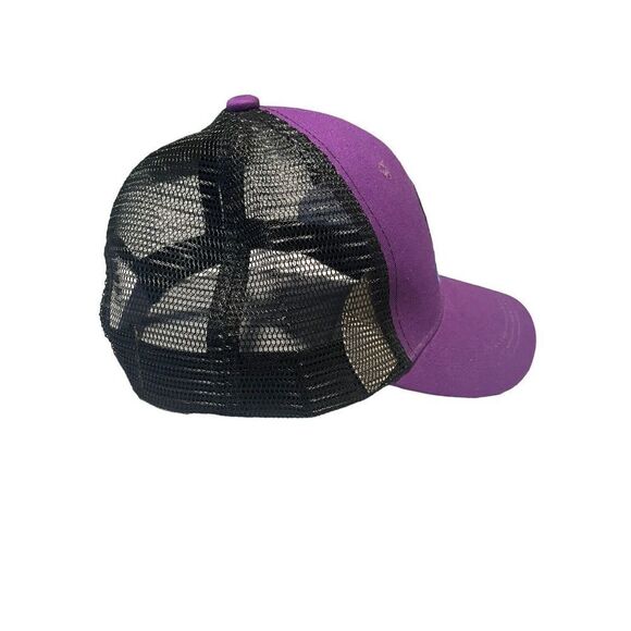 Utah Jazz Hat Cap Snapback Purple Black Embroidered NBA NEW Adjustable - Picture 4 of 6